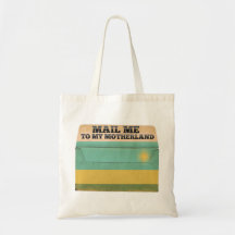 Mail me to Rwanda Tote Bags