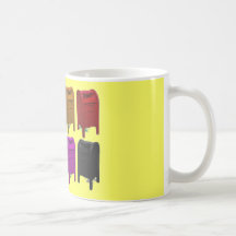 Mailbox POPART Gifts for Postal Workers Coffee Mug