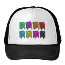 Mailbox POPART Gifts for Postal Workers Trucker Hat