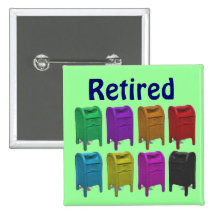 Mailbox POPART Gifts for Postal Workers Pins
