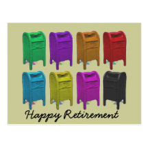 Mailbox POPART Gifts for Postal Workers Post Card