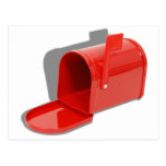MailboxOpen051409shadows Post Card