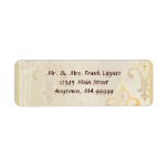 Mailing Labels - Fleur di Lys Damask 2 Cream
