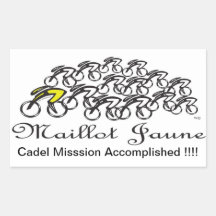 Maillot Jaune Rectangular Stickers