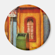 Mailman - No Parking Refrigerator Magnets