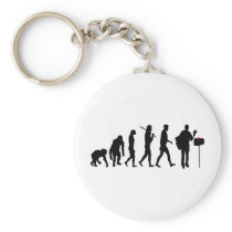 Mailman postman courier service gifts key chain
