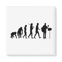 Mailman postman courier service gifts refrigerator magnets