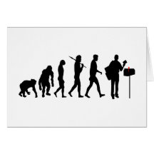 Mailman postman courier service mens work greeting card