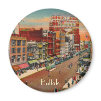 Main Street - Buffalo, NY Vintage Magnet