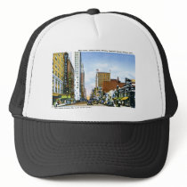 Main Street, Houston, Texas Trucker Hats
