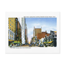Main Street, Houston, Texas Postcard