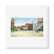 Main Street, Middlebury, Vermont Refrigerator Magnet