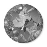 Maine_Black+White_100 Fridge Magnet