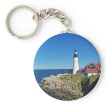 Maine Coastal Lighthouse Key Chain