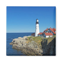 Maine Coastal Lighthouse Fridge Magnets