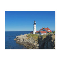 Maine Coastal Lighthouse Post Card
