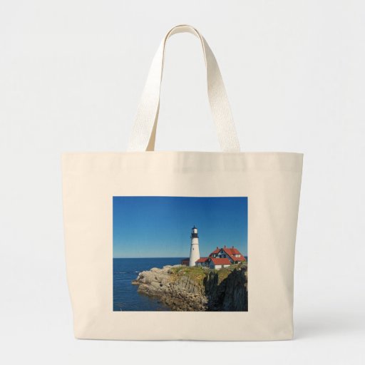 Maine Coastal Lighthouse Tote Bag