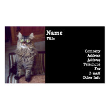 Maine Coon Business Cards