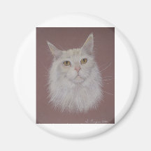 Maine Coon cat - Ally Refrigerator Magnet