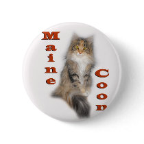 Maine Coon Cat Breed Buttons