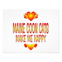 Maine Coon Cat Custom Announcement