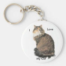 Maine Coon Cat keychain