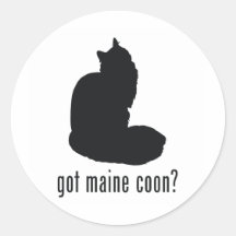 Maine Coon Cat Stickers