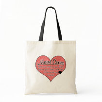 Maine Coon Paw Prints Cat Humour Bag