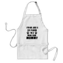 Maine Coon shirts Cat Design Aprons
