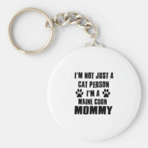 Maine Coon shirts Cat Design Key Chains