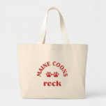 Maine Coons Rock Canvas Bag