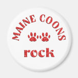 Maine Coons Rock Magnet