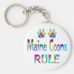 Maine Coons Rule Key Chain