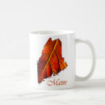 Maine Fall Foliage Photo Gift Mug Autumn Leaf mugs