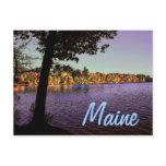 Maine Lake Postcard