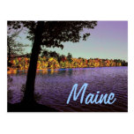 Maine Lake Postcard