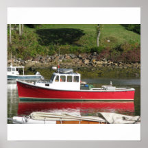 Maine Lobster Boat Print