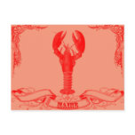 maine lobster post cards