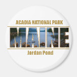 MAINE Picture Font Acadia National Park Refrigerator Magnet