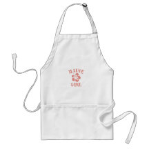 Maine Pink Girl Apron