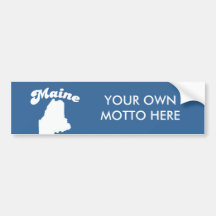 MAINE STATE MOTTO T-SHIRT T-shirt Bumper Stickers