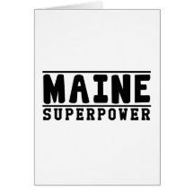 Maine Superpower Designs Cards