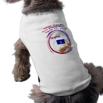 Maine Tax Day Tea Party Protest Dog Shirt