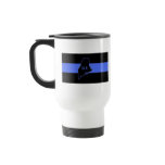 Maine Thin Blue Line travel mug