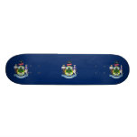 Maine, United States flag Skateboard