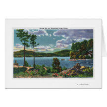 MaineView of Squaw Mountain and Moosehead Lake Greeting Cards