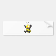 Mains de bras heureuses mignonnes d'abeille de béb adhésif pour voiture