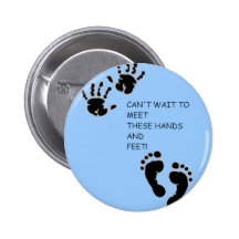 Mains et pieds bleus badges
