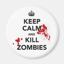 maintenez aimant calme et de mise à mort de zombis