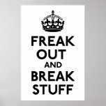Maintenez calme et continuez la copie de parodie posters